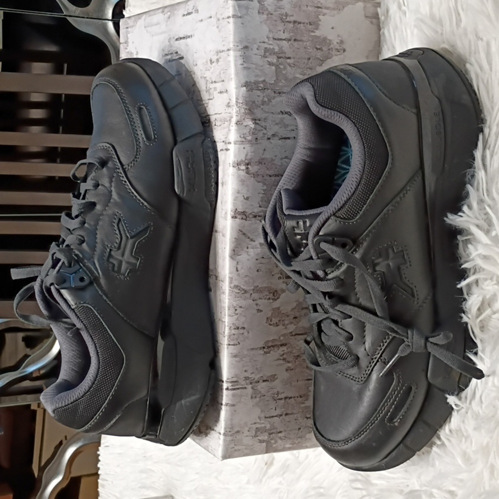 Kuru Kinetic 2 Black Anti-Slip Stability Arch Support Men's Work Shoes 10